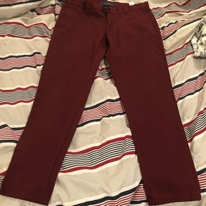 Zara cropped slim fit chinos for men. Size 32